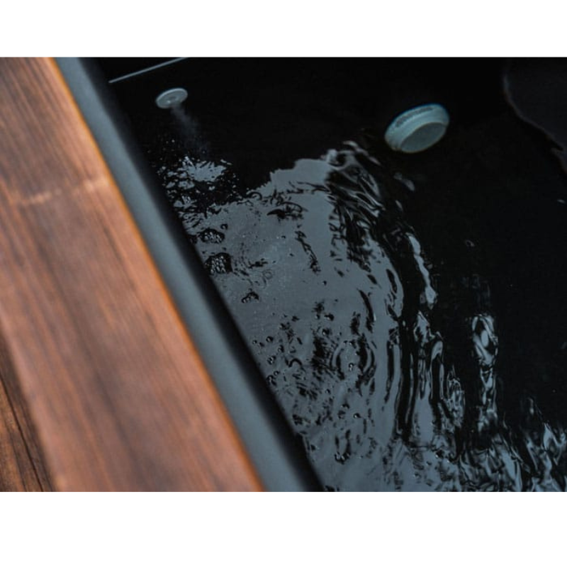 Kooru Cold Plunge Tub | Shou Sugi Ban Redwood | Ozone Sanitation | 110V | Handcrafted