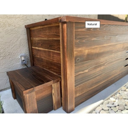 Kooru Cold Plunge Tub | Shou Sugi Ban Redwood | Ozone Sanitation | 110V | Handcrafted