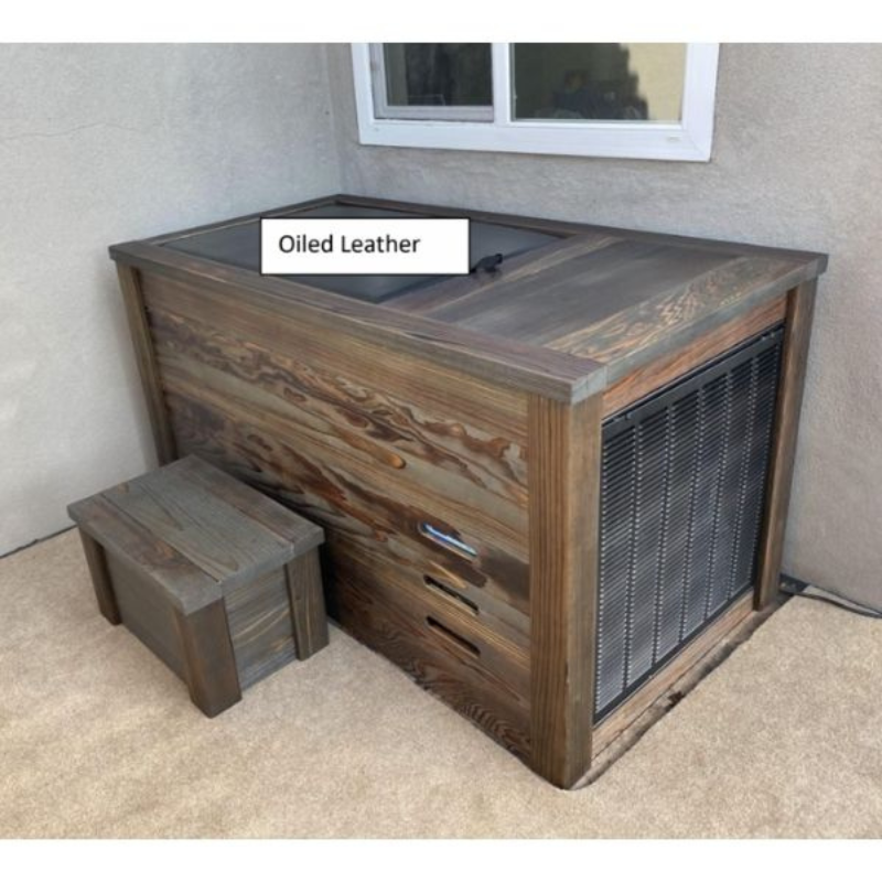 Kooru Cold Plunge Tub | Shou Sugi Ban Redwood | Ozone Sanitation | 110V | Handcrafted