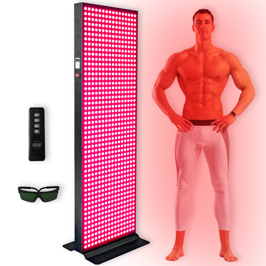 EXESAS 800 LED 4000W Dual-Chip Red Light Panel | Full Body | 65"x19" | 2-Year Warranty