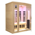 Hemlock 3-Person FAR-Infrared Indoor Sauna | 2130W | Low EMF