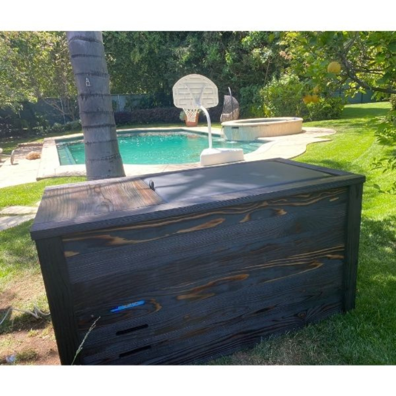 Kooru Cold Plunge Tub | Shou Sugi Ban Redwood | Ozone Sanitation | 110V | Handcrafted