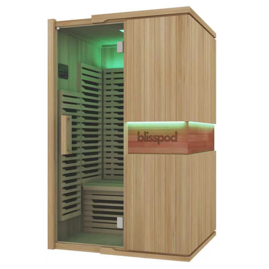 Blisspod Milano Full Spectrum Sauna | Canadian Hemlock | 2-Person | 2000W