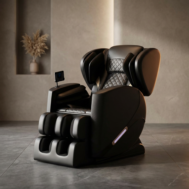 Full Body Massage Chair L Track Zero Gravity Shiatsu Massage Recliner W/5 Modes — Studio Shot