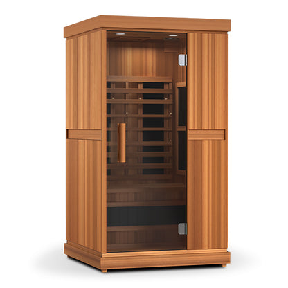 Finnmark FD-1 1-person infrared sauna, front angle view