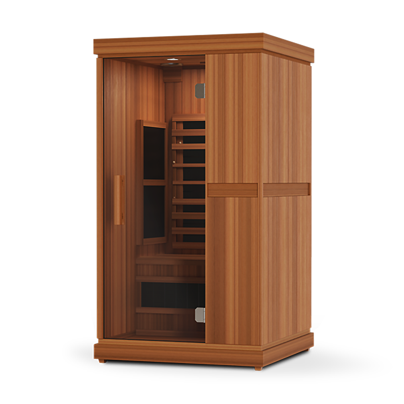 Finnmark FD-1 1-person infrared sauna, left angle view