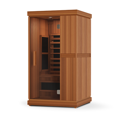 Finnmark FD-1 1-person infrared sauna, left angle view