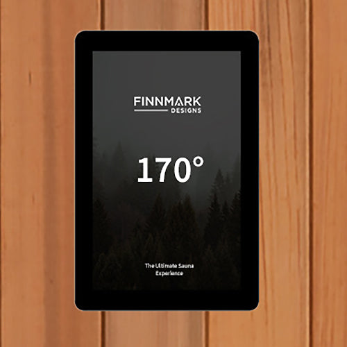 Finnmark FD-1 1-person infrared sauna, LCD touchscreen controller