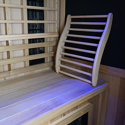 Finnmark FD-1 1-person infrared sauna, bench and ergonomic backrest