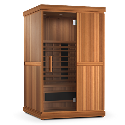 Finnmark FD-2 2-person infrared sauna, front angle view