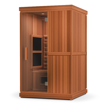 Finnmark FD-2 2-person infrared sauna, left angle view
