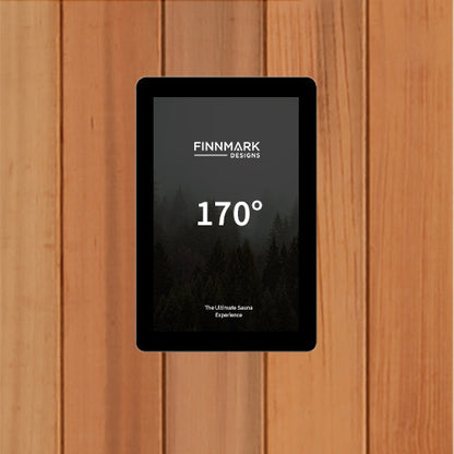 Finnmark FD-2 2-person infrared sauna, LCD touchscreen controller