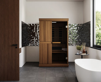 Finnmark FD-4 Trinity 2-person combination sauna, in a bathroom