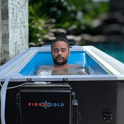 Fire Cold Plunge All-In-One Cold Plunge Tub | Built-In Chiller | Cools to 33°F | Indoor/Outdoor