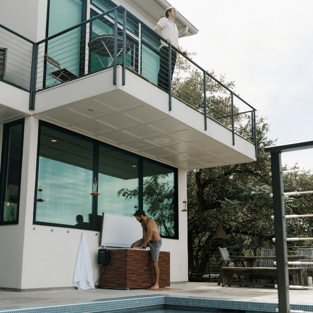 Fire Cold Plunge All-In-One Cold Plunge Tub | Built-In Chiller | Cools to 33°F | Indoor/Outdoor