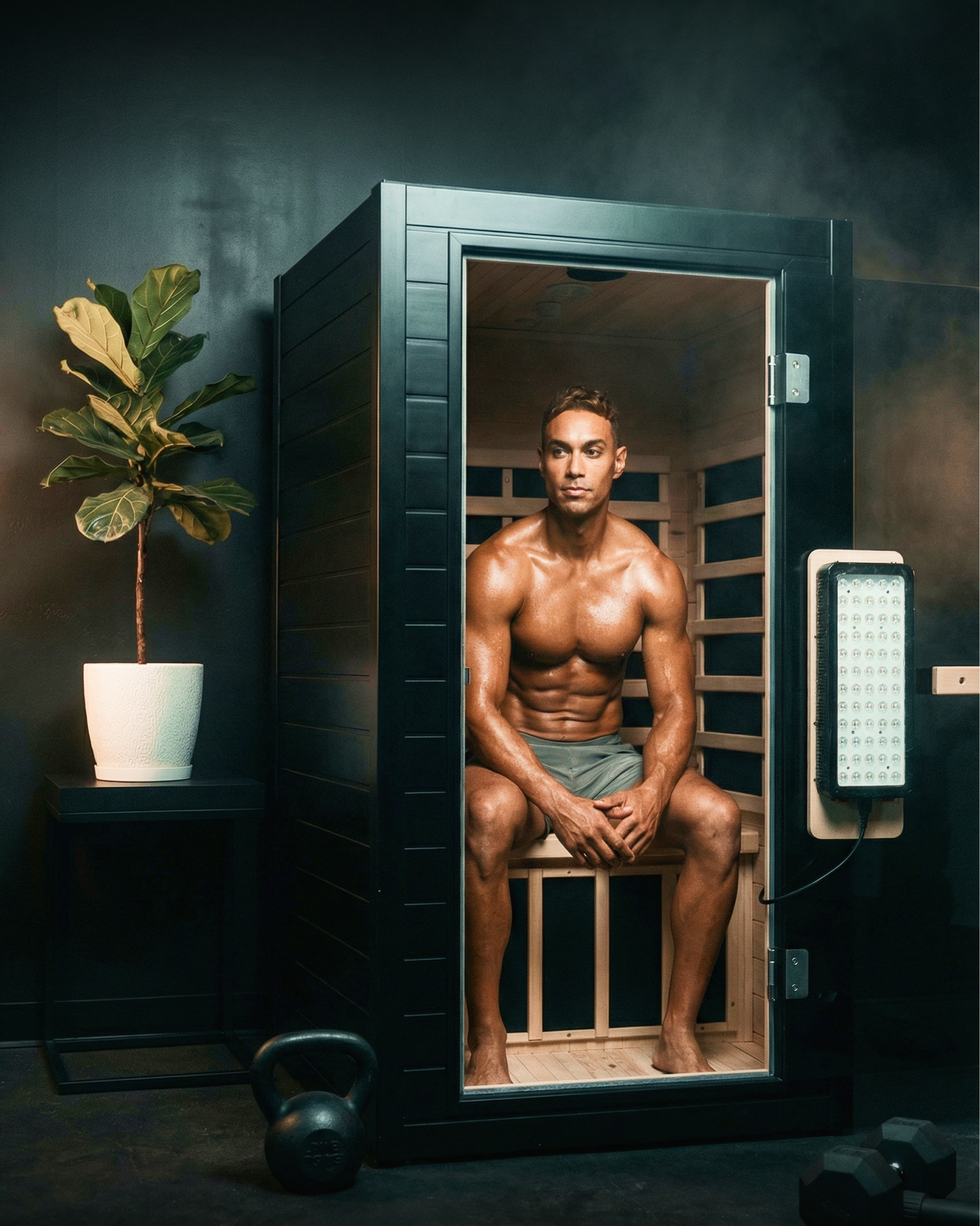 ® Solara: 1-Person Full Spectrum Infrared Sauna