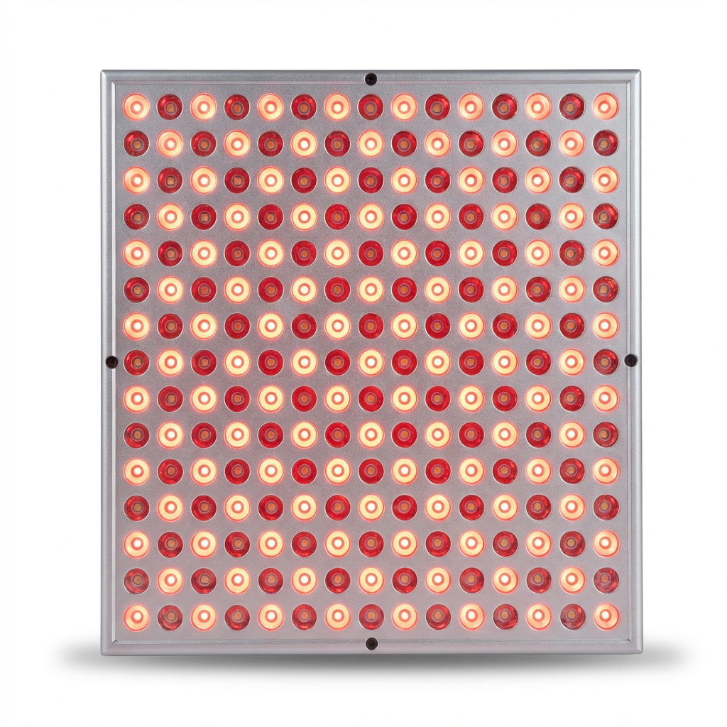 LED Red Light Therapy Panel Lamp for Facial anti Aging Skin Care Beauty 225 LED Light Body Pain Relief Physical Therapy Tools — Studio Shot