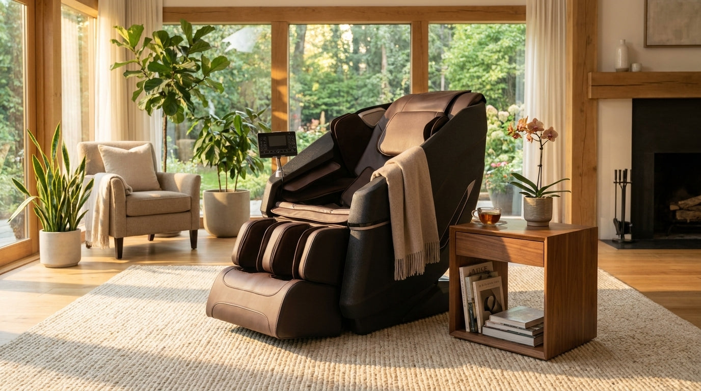 Full Body Massage Chair Zero Gravity 3D Shiatsu Recliner Sl-Track Heat, AI Voice — Lifestyle