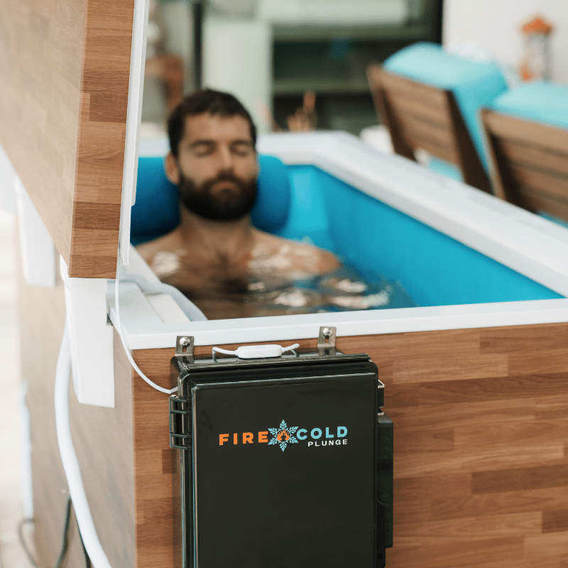 Fire Cold Plunge All-In-One Cold Plunge Tub | Built-In Chiller | Cools to 33°F | Indoor/Outdoor