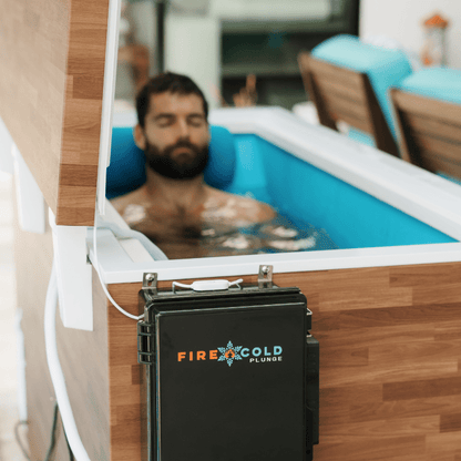 Fire Cold Plunge All-In-One Cold Plunge Tub | Built-In Chiller | Cools to 33°F | Indoor/Outdoor