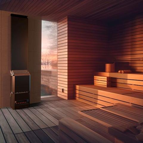 Saunum Air Electric Sauna Heater with Climate Equalizer, view 9