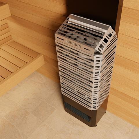 Saunum Air Electric Sauna Heater with Climate Equalizer, view 10